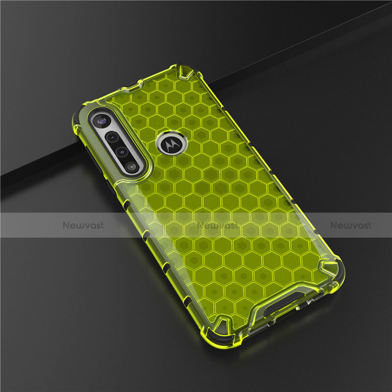 Ultra-thin Silicone Gel Soft Case Cover S01 for Motorola Moto G8 Play Green