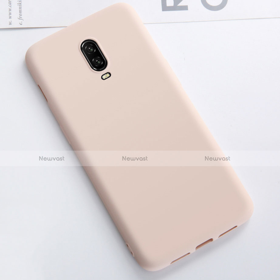 Ultra-thin Silicone Gel Soft Case Cover S01 for OnePlus 6T Gold