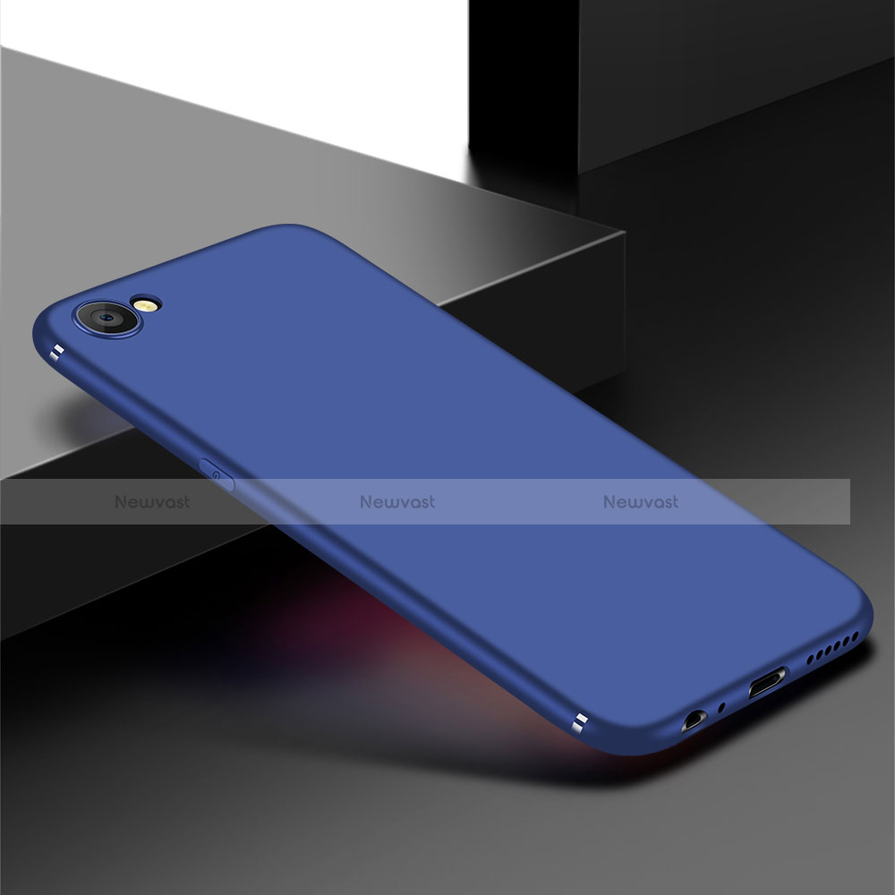 Ultra-thin Silicone Gel Soft Case Cover S01 for Oppo A3 Blue