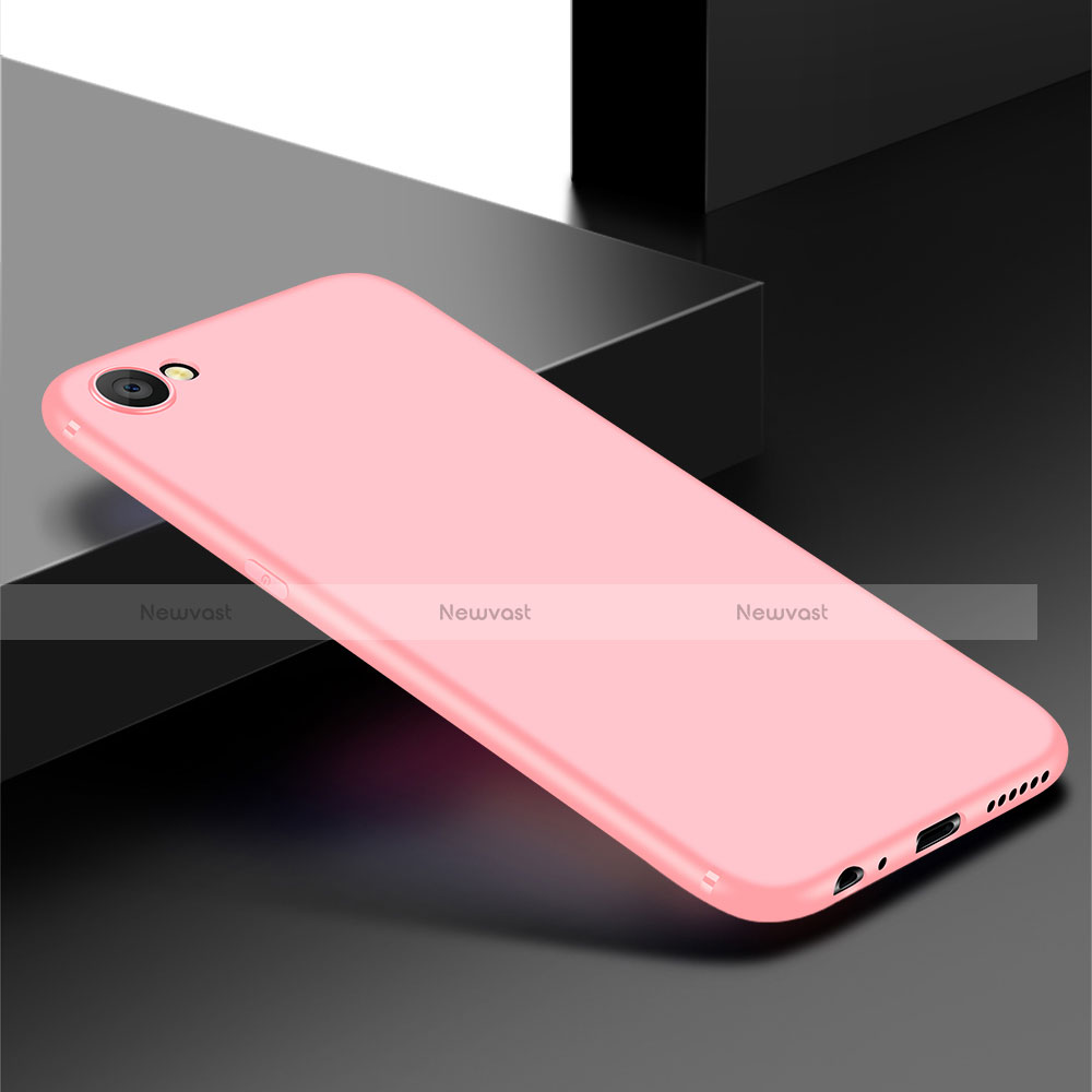 Ultra-thin Silicone Gel Soft Case Cover S01 for Oppo A3 Rose Gold