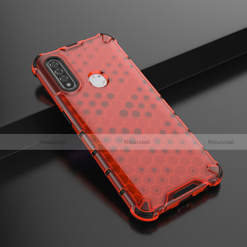 Ultra-thin Silicone Gel Soft Case Cover S01 for Oppo A8 Red