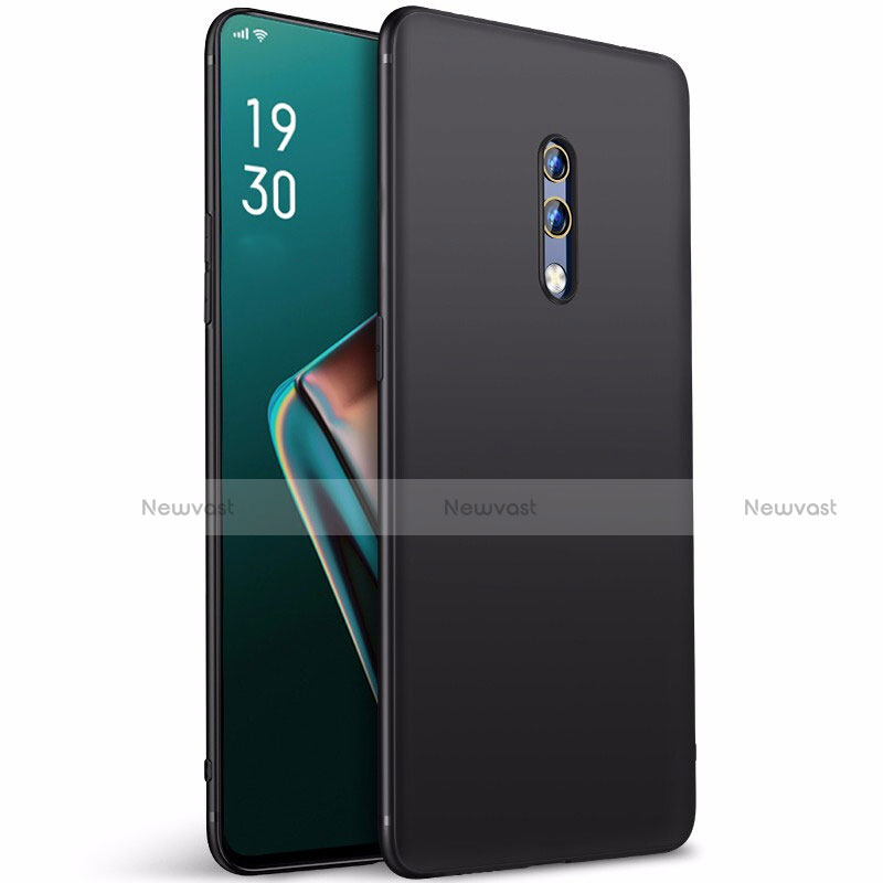 Ultra-thin Silicone Gel Soft Case Cover S01 for Oppo K3 Black