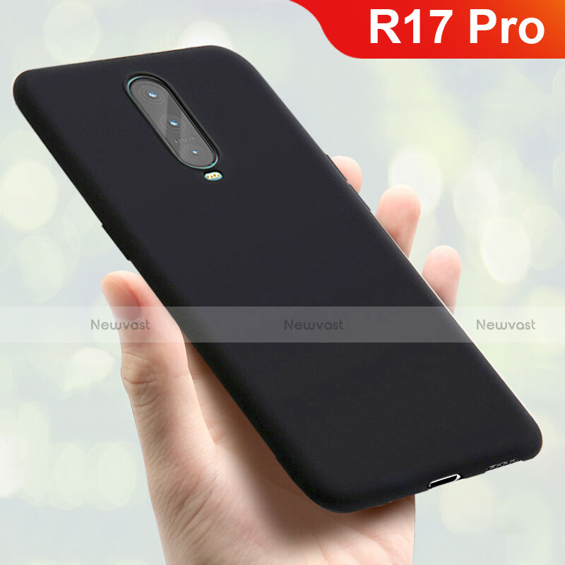 Ultra-thin Silicone Gel Soft Case Cover S01 for Oppo R17 Pro Black