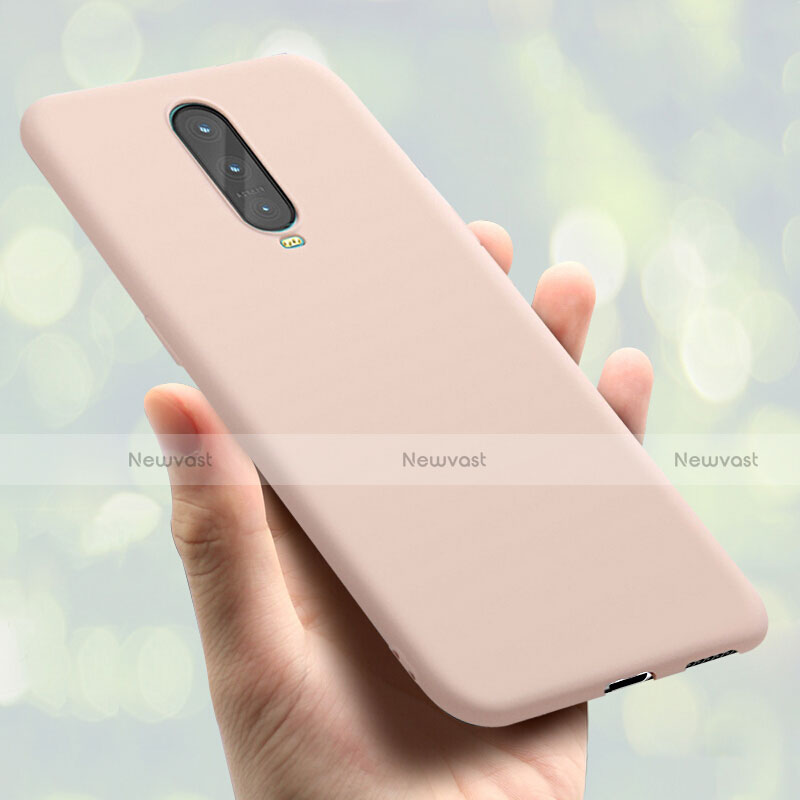 Ultra-thin Silicone Gel Soft Case Cover S01 for Oppo R17 Pro Rose Gold