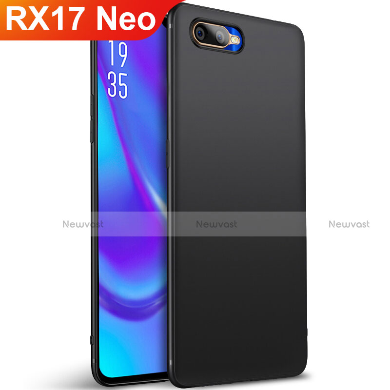 Ultra-thin Silicone Gel Soft Case Cover S01 for Oppo RX17 Neo Black