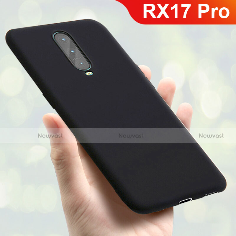 Ultra-thin Silicone Gel Soft Case Cover S01 for Oppo RX17 Pro Black