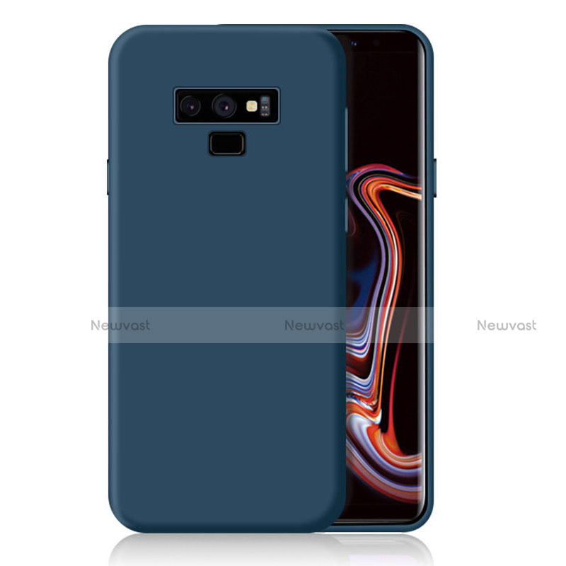 Ultra-thin Silicone Gel Soft Case Cover S01 for Samsung Galaxy Note 9 Blue