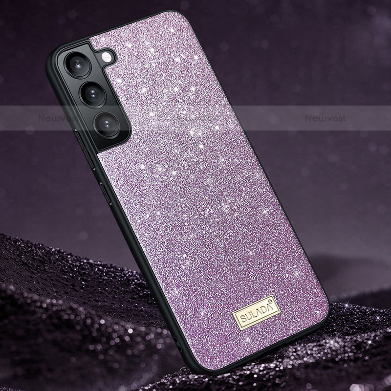 Ultra-thin Silicone Gel Soft Case Cover S01 for Samsung Galaxy S23 Plus 5G Purple