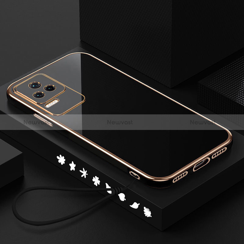 Ultra-thin Silicone Gel Soft Case Cover S01 for Xiaomi Poco F4 5G Black