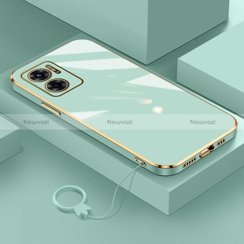 Ultra-thin Silicone Gel Soft Case Cover S01 for Xiaomi Redmi 10 5G Green