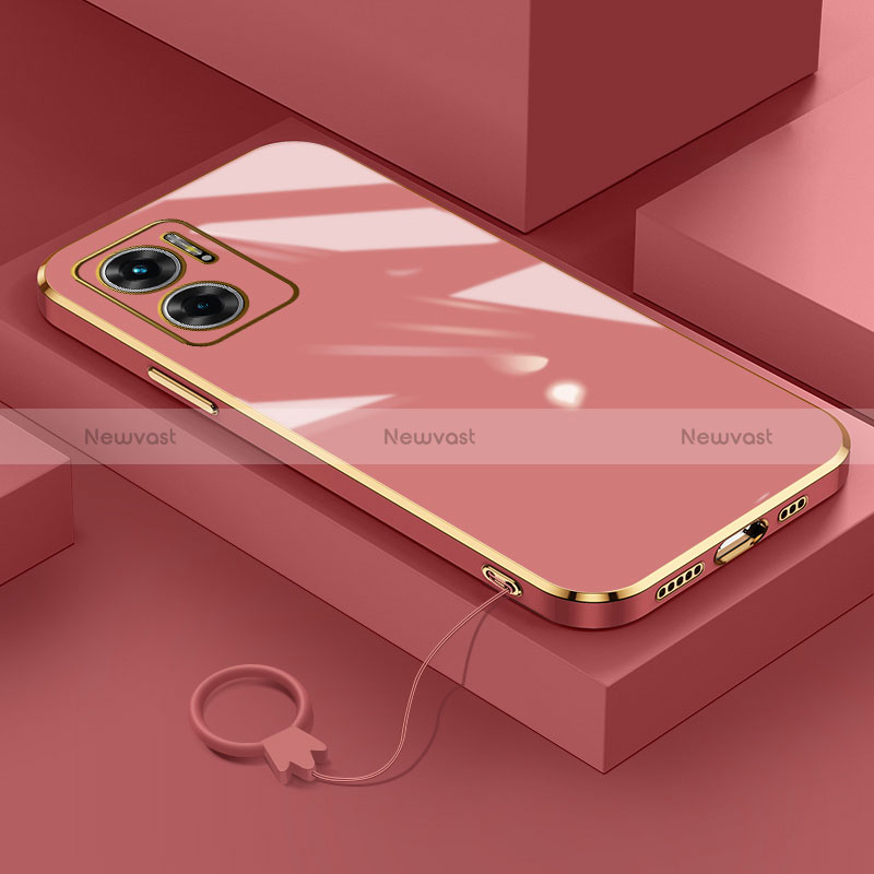Ultra-thin Silicone Gel Soft Case Cover S01 for Xiaomi Redmi 10 Prime Plus 5G Red