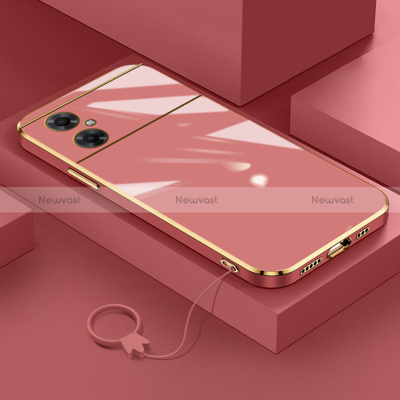 Ultra-thin Silicone Gel Soft Case Cover S01 for Xiaomi Redmi Note 11R 5G Red
