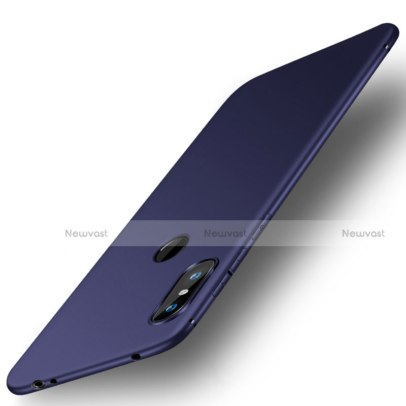 Ultra-thin Silicone Gel Soft Case Cover S01 for Xiaomi Redmi Note 6 Pro Blue
