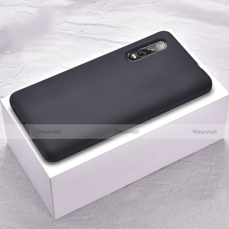 Ultra-thin Silicone Gel Soft Case Cover S02 for Huawei P30 Black