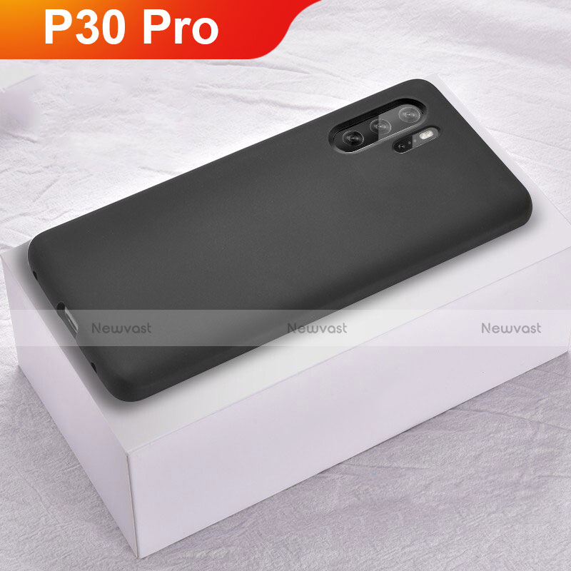 Ultra-thin Silicone Gel Soft Case Cover S02 for Huawei P30 Pro Black