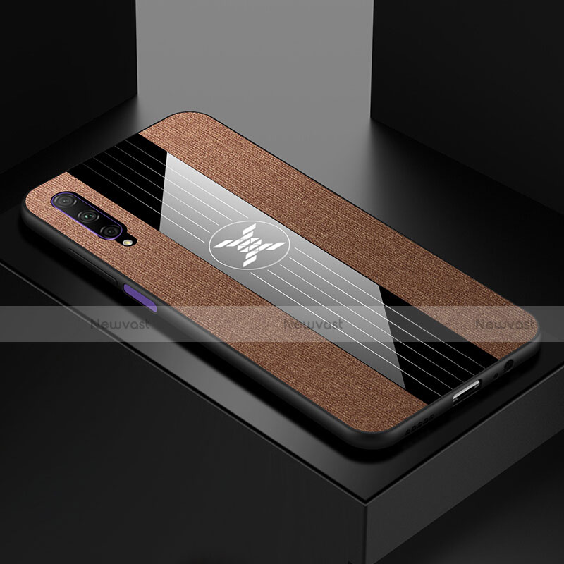 Ultra-thin Silicone Gel Soft Case Cover S02 for Huawei Y9s Brown
