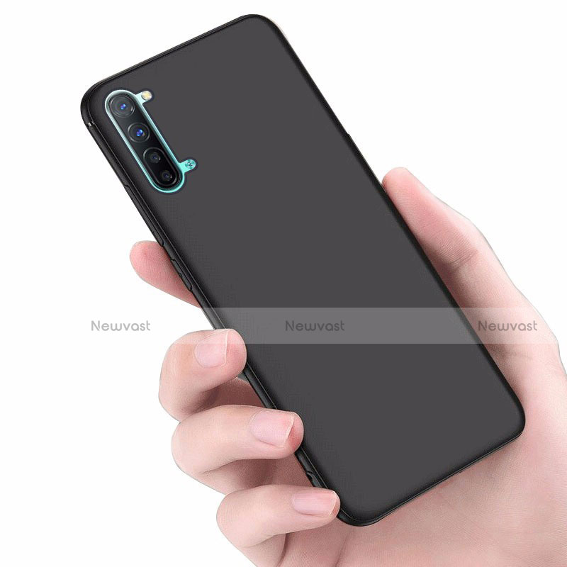 Ultra-thin Silicone Gel Soft Case Cover S02 for Oppo K7 5G Black