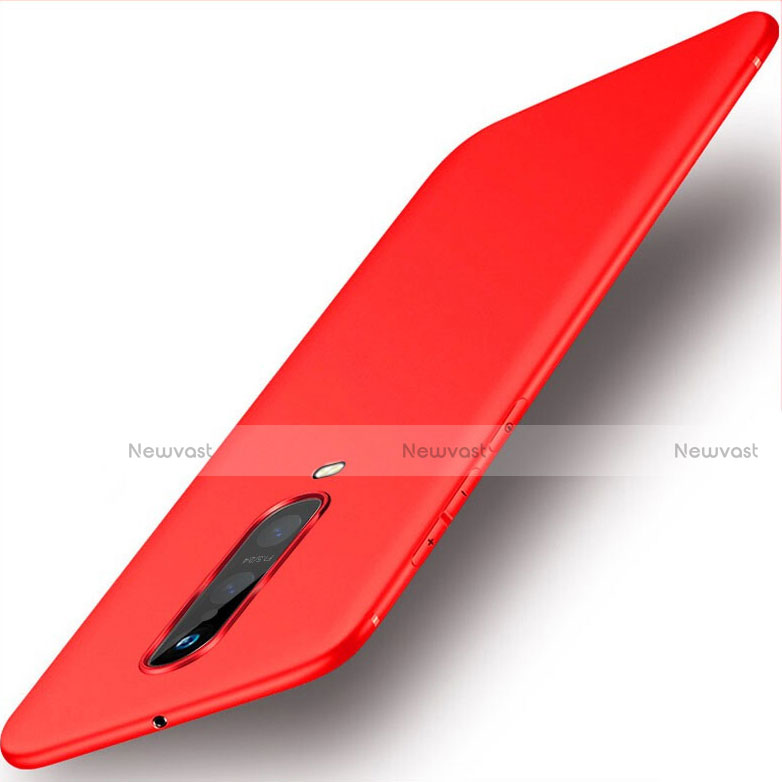 Ultra-thin Silicone Gel Soft Case Cover S02 for Oppo RX17 Pro Red