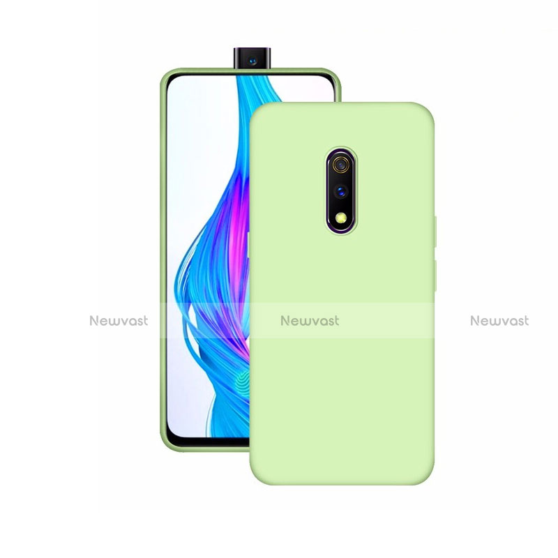 Ultra-thin Silicone Gel Soft Case Cover S02 for Realme X Green