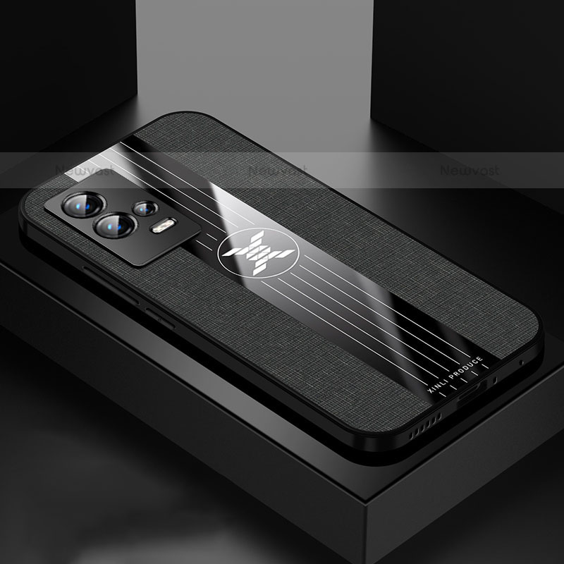 Ultra-thin Silicone Gel Soft Case Cover S02 for Vivo iQOO 8 5G Black