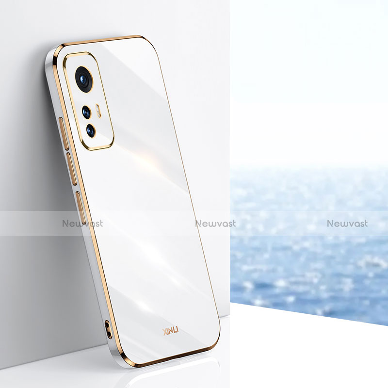 Ultra-thin Silicone Gel Soft Case Cover S02 for Xiaomi Mi 12 5G White
