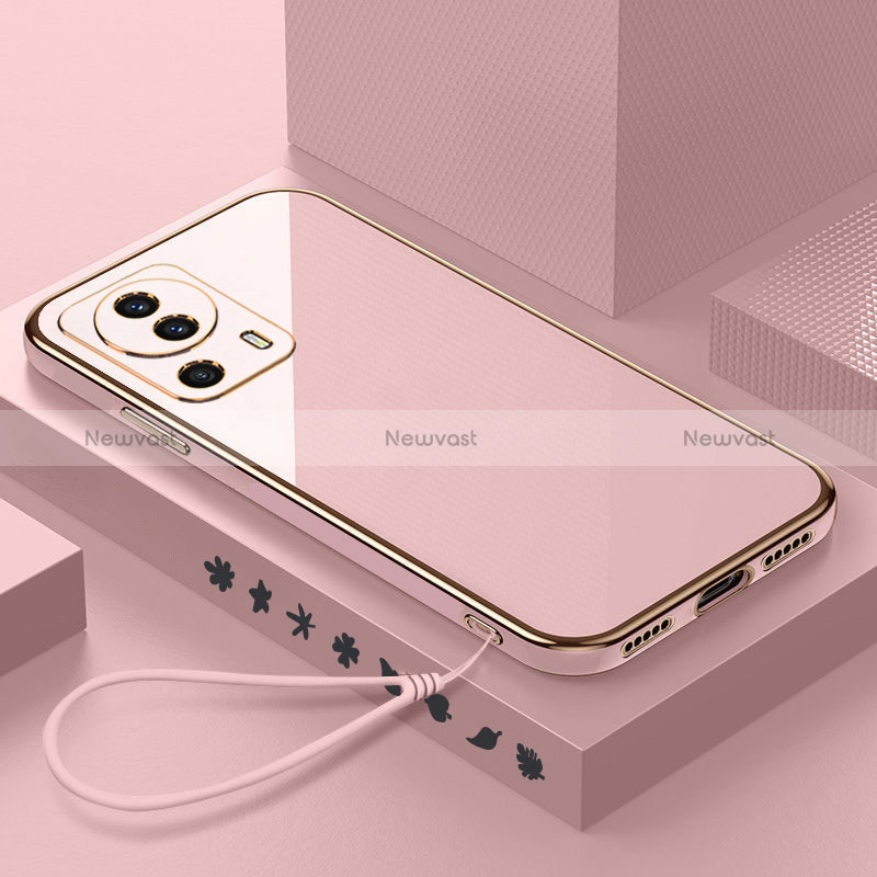 Ultra-thin Silicone Gel Soft Case Cover S02 for Xiaomi Mi 12 Lite NE 5G Pink