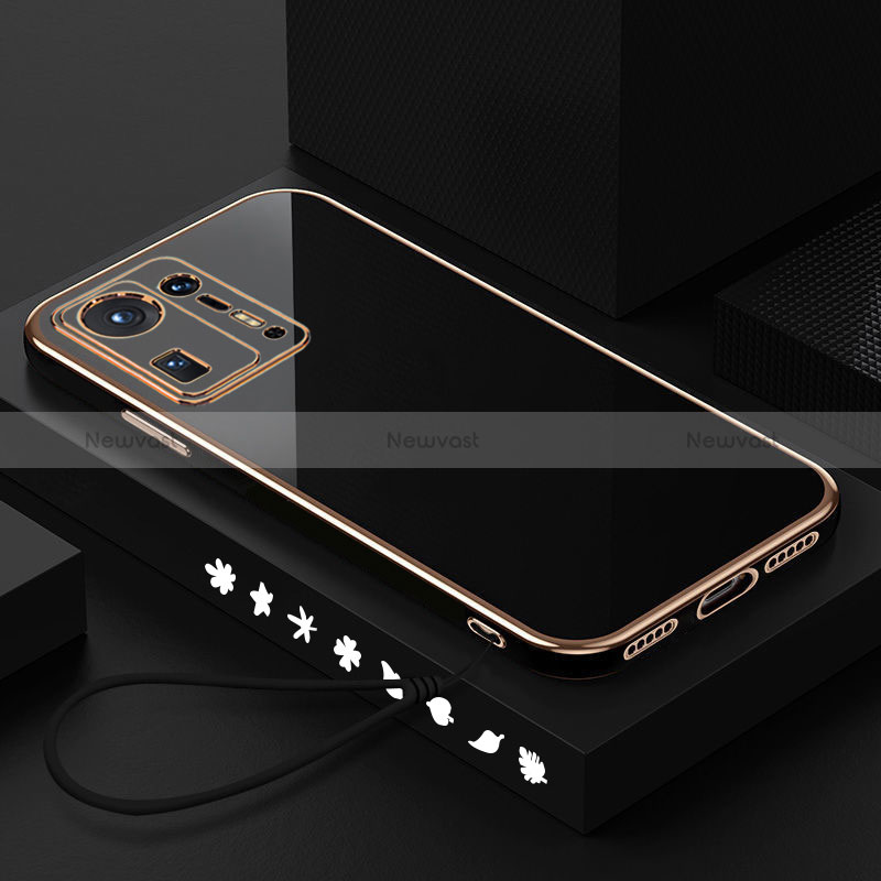 Ultra-thin Silicone Gel Soft Case Cover S02 for Xiaomi Mi Mix 4 5G Black