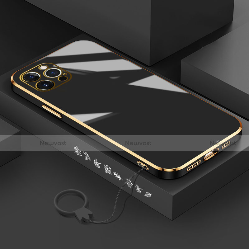 Ultra-thin Silicone Gel Soft Case Cover S03 for Apple iPhone 13 Pro Black