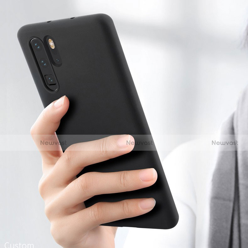 Ultra-thin Silicone Gel Soft Case Cover S03 for Huawei P30 Pro Black