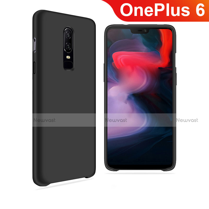 Ultra-thin Silicone Gel Soft Case Cover S03 for OnePlus 6 Black