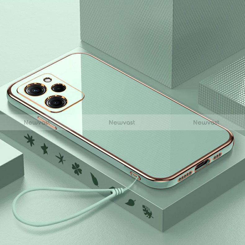 Ultra-thin Silicone Gel Soft Case Cover S03 for Xiaomi Poco X5 Pro 5G Green