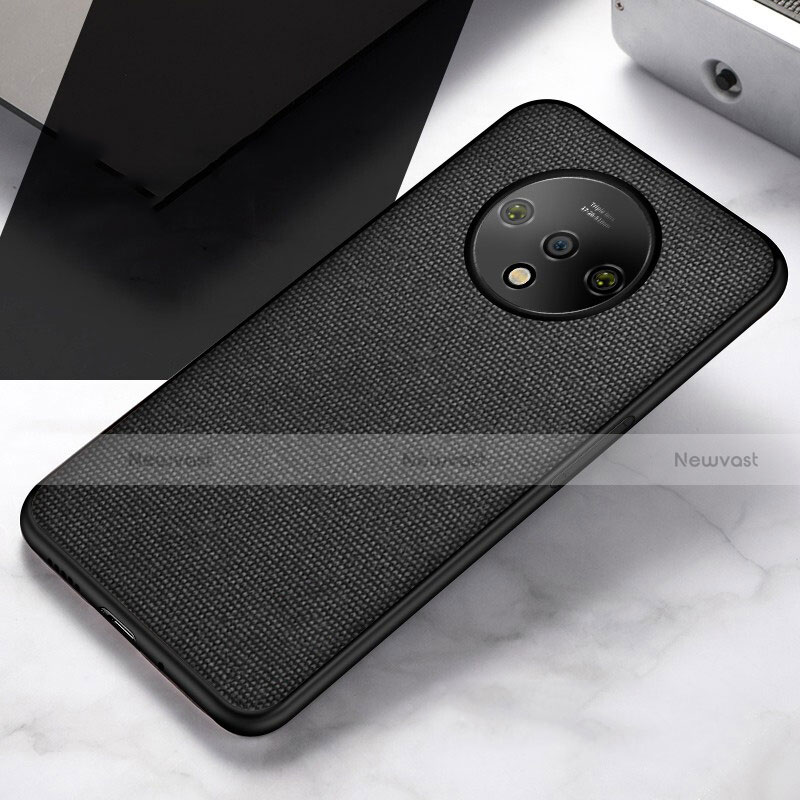 Ultra-thin Silicone Gel Soft Case Cover S04 for OnePlus 7T Black