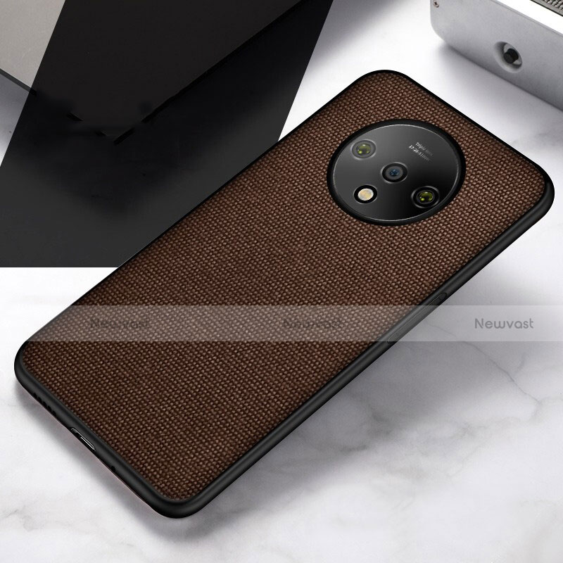 Ultra-thin Silicone Gel Soft Case Cover S04 for OnePlus 7T Brown