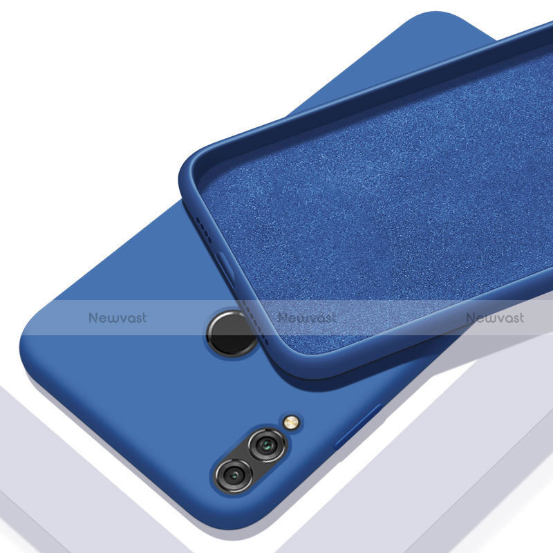 Ultra-thin Silicone Gel Soft Case Cover S05 for Huawei Honor 10 Lite Blue