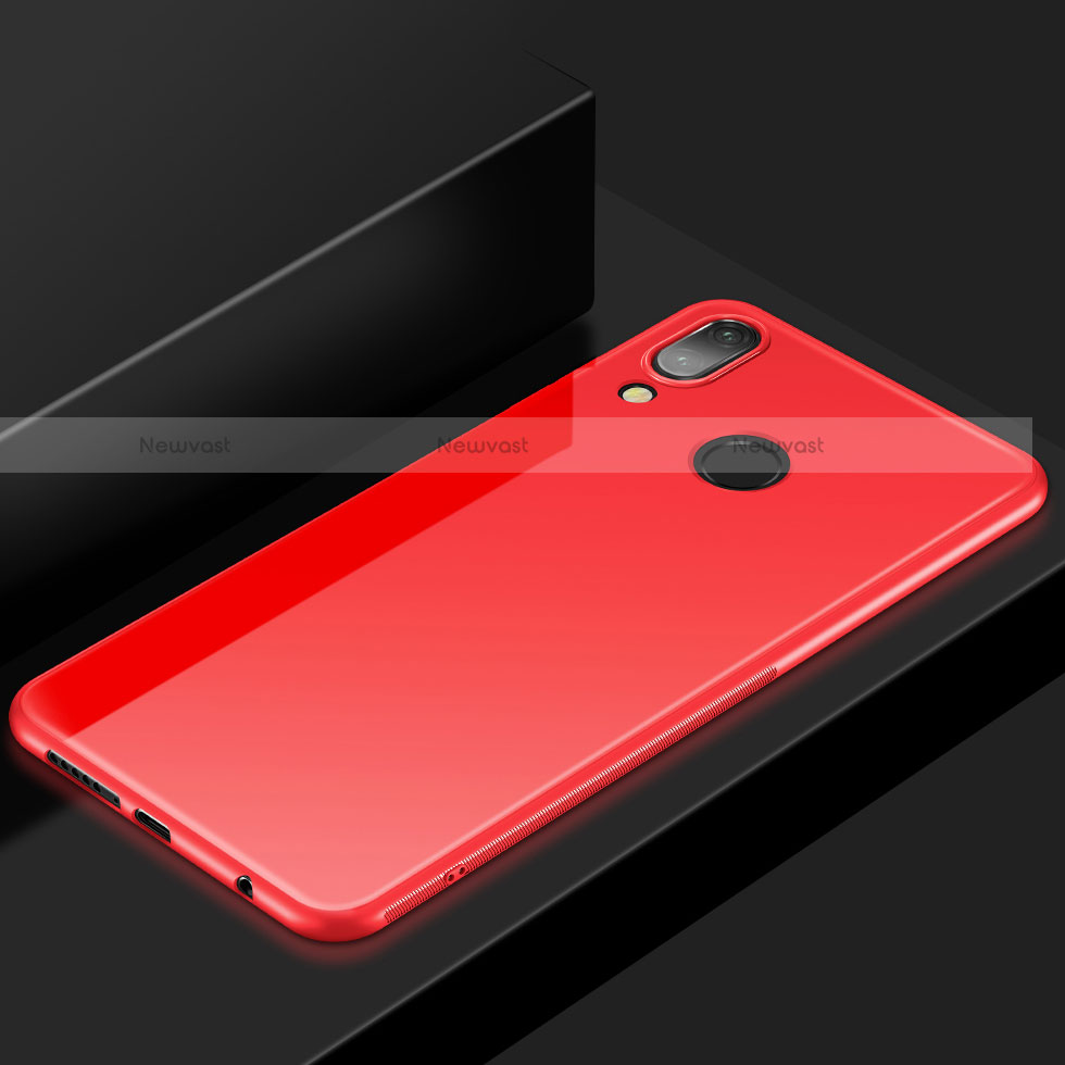 Ultra-thin Silicone Gel Soft Case Cover S05 for Huawei P20 Lite Red