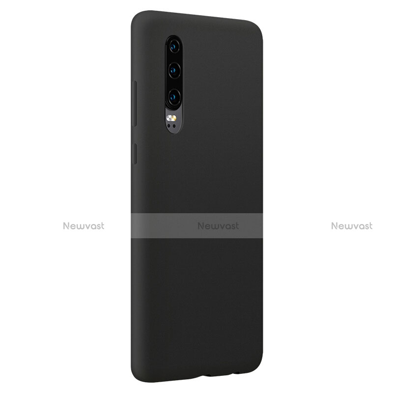 Ultra-thin Silicone Gel Soft Case Cover S05 for Huawei P30 Black