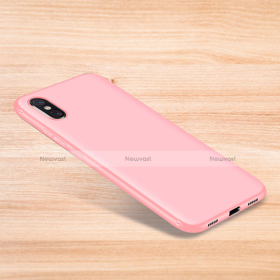 Ultra-thin Silicone Gel Soft Case Cover S06 for Xiaomi Mi 8 Explorer Pink
