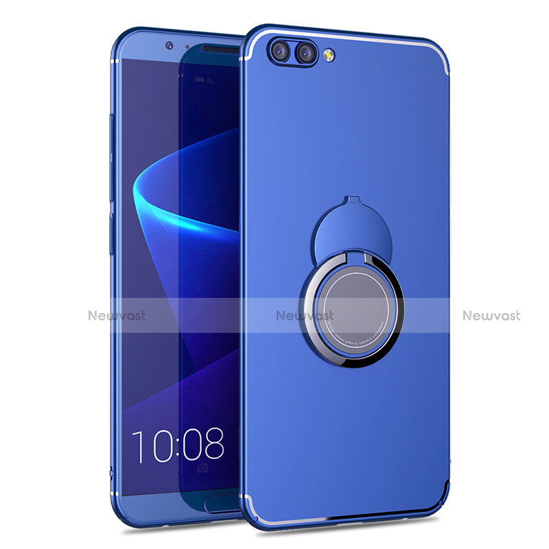 Ultra-thin Silicone Gel Soft Case Cover with Finger Ring Stand for Huawei Honor V10