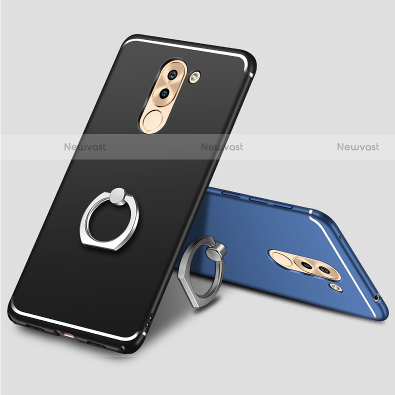 Ultra-thin Silicone Gel Soft Case Cover with Finger Ring Stand for Huawei Mate 9 Lite