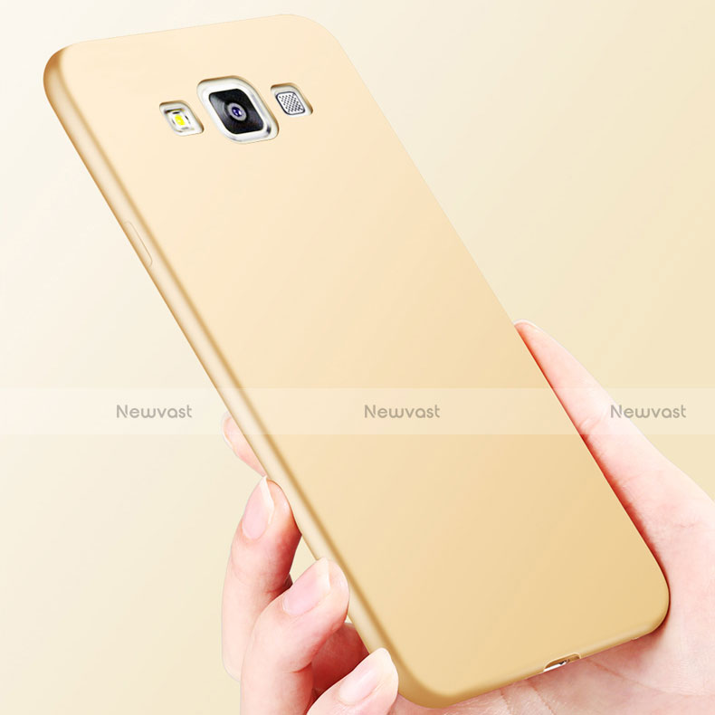 Ultra-thin Silicone Gel Soft Case Cover with Finger Ring Stand for Samsung Galaxy A3 Duos SM-A300F