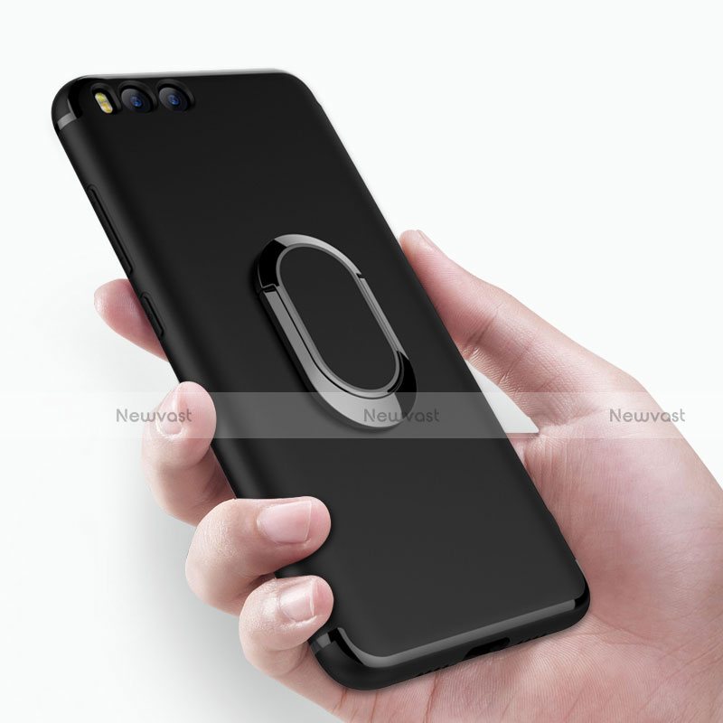 Ultra-thin Silicone Gel Soft Case Cover with Finger Ring Stand for Xiaomi Mi 6