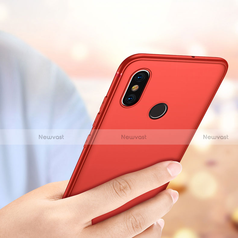 Ultra-thin Silicone Gel Soft Case Cover with Finger Ring Stand for Xiaomi Mi 8 SE