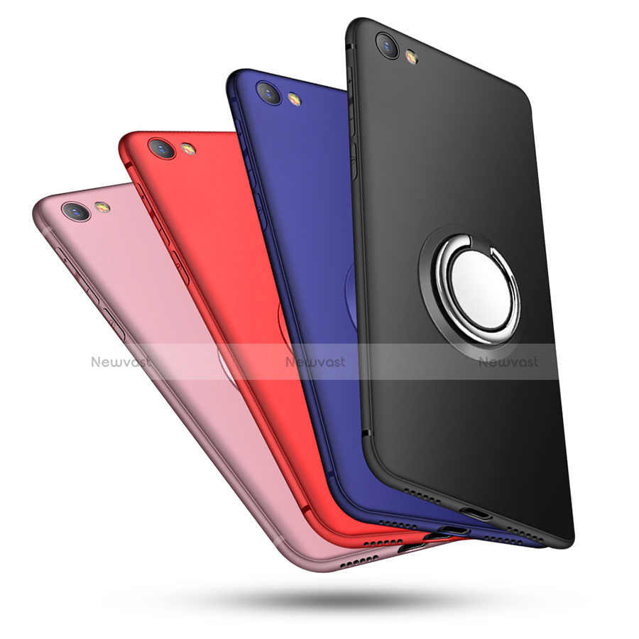 Ultra-thin Silicone Gel Soft Case Cover with Finger Ring Stand for Xiaomi Redmi Note 5A Standard Edition