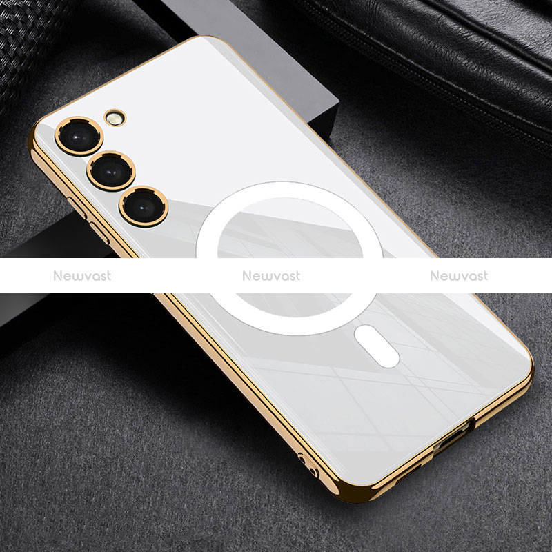 Ultra-thin Silicone Gel Soft Case Cover with Mag-Safe Magnetic AC1 for Samsung Galaxy S22 5G