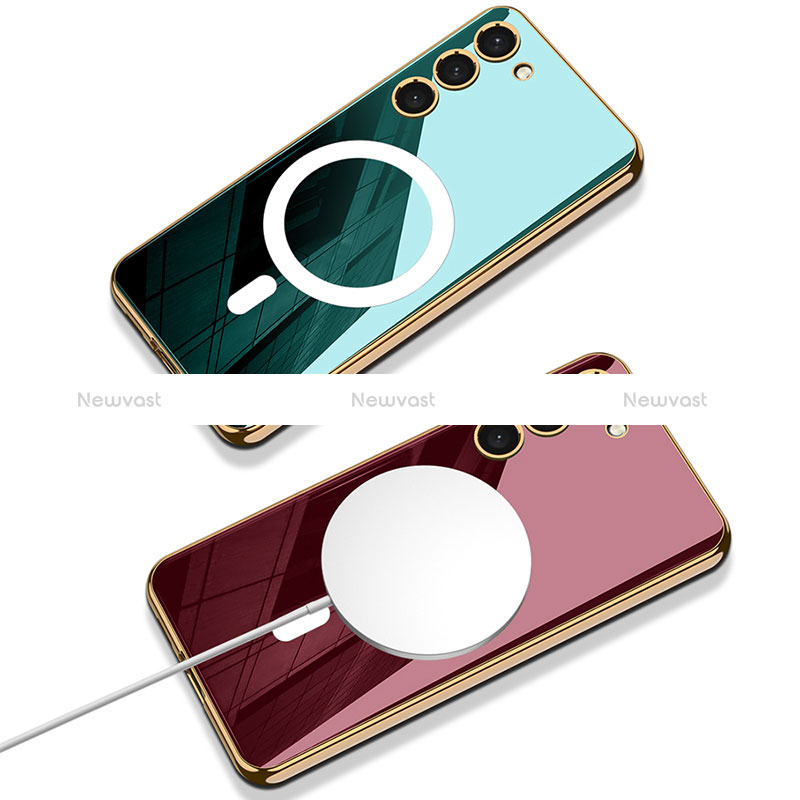 Ultra-thin Silicone Gel Soft Case Cover with Mag-Safe Magnetic AC1 for Samsung Galaxy S23 Plus 5G