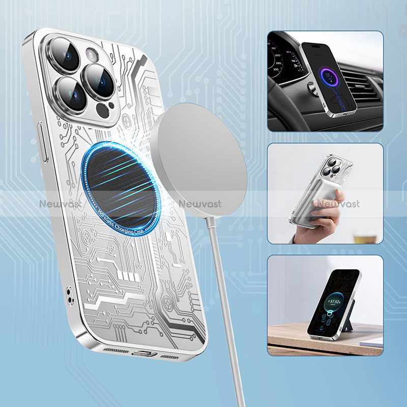 Ultra-thin Silicone Gel Soft Case Cover with Mag-Safe Magnetic ZL1 for Apple iPhone 13 Pro Max
