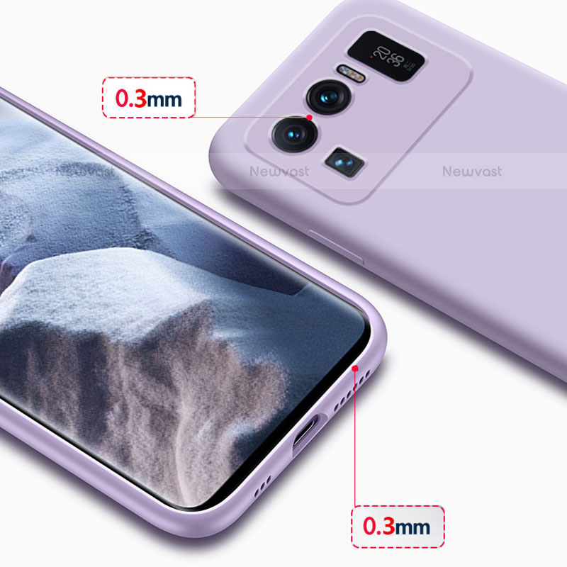 Ultra-thin Silicone Gel Soft Case Cover with Magnetic Finger Ring Stand A04 for Xiaomi Mi 11 Ultra 5G