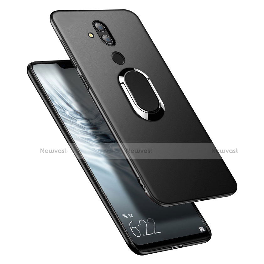 Ultra-thin Silicone Gel Soft Case Cover with Magnetic Finger Ring Stand for Huawei Mate 20 Lite