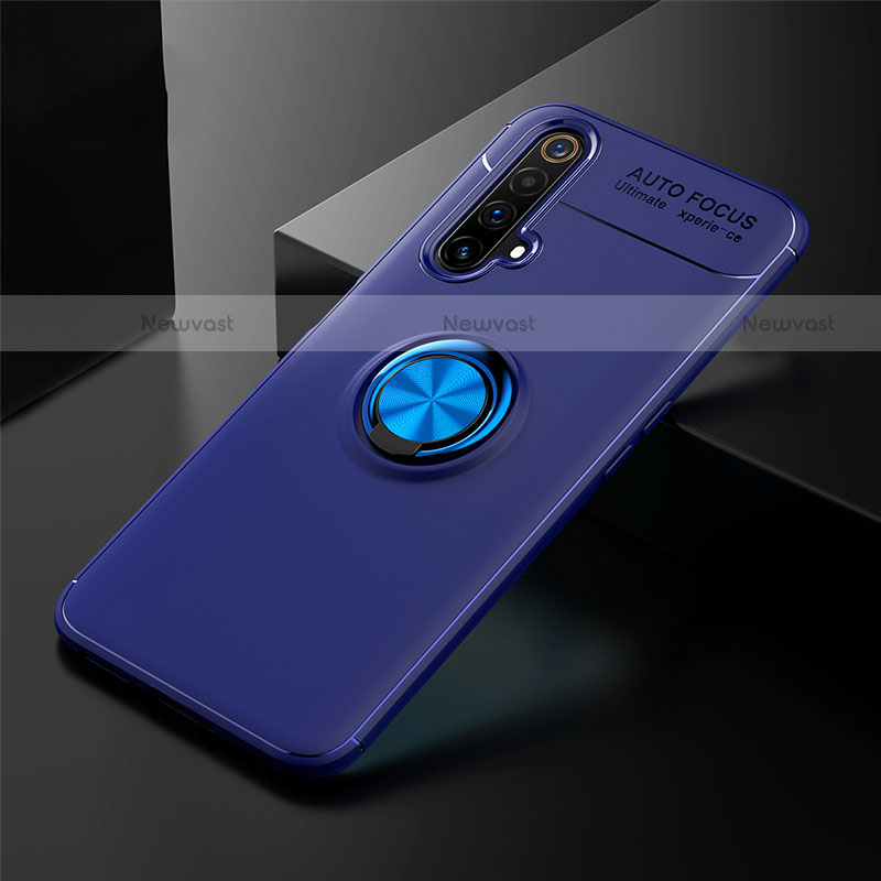 Ultra-thin Silicone Gel Soft Case Cover with Magnetic Finger Ring Stand for Realme X3