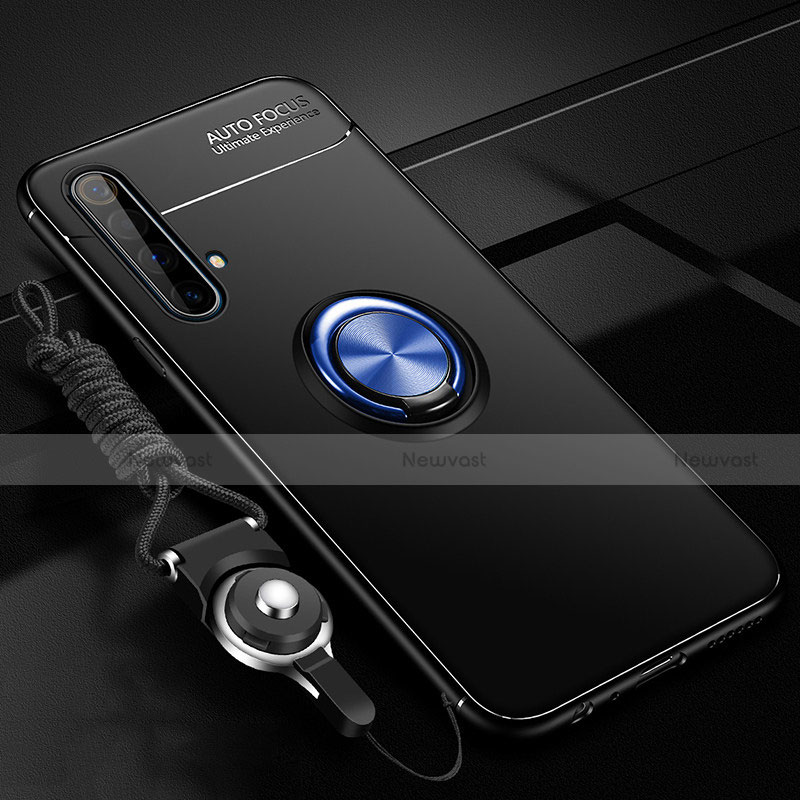 Ultra-thin Silicone Gel Soft Case Cover with Magnetic Finger Ring Stand for Realme X3 SuperZoom